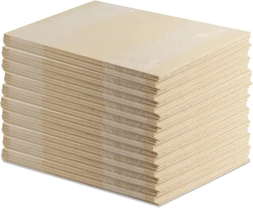Miniatura 11 de Paquete de 10 Madera contrachapada de abedul báltico prémium de 0.236 in y 1/4 de pulgada, 12 x 19 pulgadas, lista para Glowforge, grado Paquete
