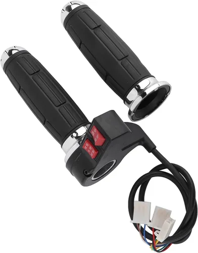 Miniatura 8 de Empuñadura del acelerador, 1 par de 3 controles de velocidad de 0.866 in para scooter eléctrico de alambre de acelerador para motocicleta