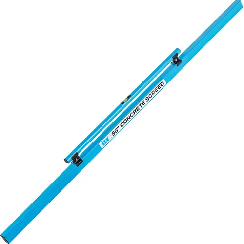 Miniatura 9 de OX TOOLS Serie Pro Nivel de concreto de 48 pulgadas con vial nivelador Aleación estructural resistente Mango ergonómico Ligero y reversible