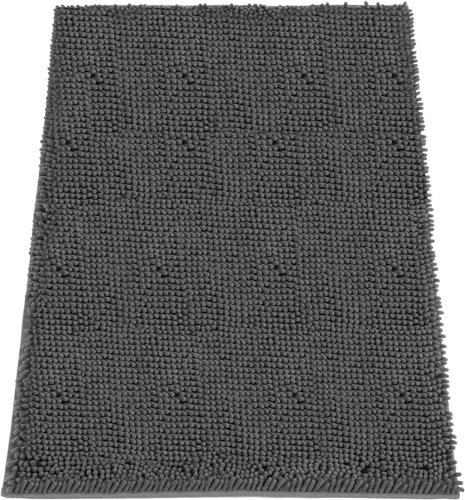 Miniatura 21 de Alfombra absorbente para perros para patas sucias, 120" x 36" alfombras de chenilla para interiores para la entrada, alfombra antideslizante lavable