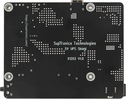 Miniatura 2 de Geekworm X1203 5V UPS Placa de expansión para Raspberry Pi 5 Salida máxima de 5.1V 5A Entrada ancha de 6-18 V Encendido automático Apagado