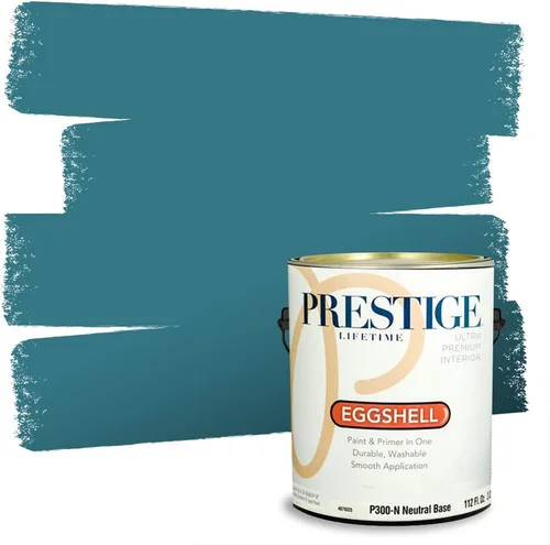 Miniatura 23 de PRESTIGE Pintura interior e imprimación en uno, azul cielo, semi-brillante, 1 galón