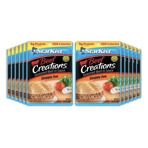 Miniatura 54 de StarKist Chicken Creations BOLD - Bolsa estilo búfalo (5 onzas, 12 unidades) Carne blanca totalmente cocida con alto contenido de proteínas, sin