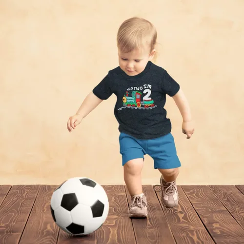 Miniatura 3 de Unordinary Toddler Camiseta de 2 cumpleaños para niño Chugga Chugga Two Two Train im 2 años