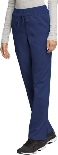 Miniatura 4 de Pantalones quirúrgicos suaves, elásticos y de estilo cargo con cordón para mujer, de la colección Workwear (modelo WW105)