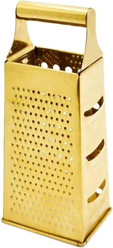 Kichvoe Cocina Esencial Acero Inoxidable Rallador de Vegetales Cortador de Queso Trituradora de Alimentos Rallador de Acero