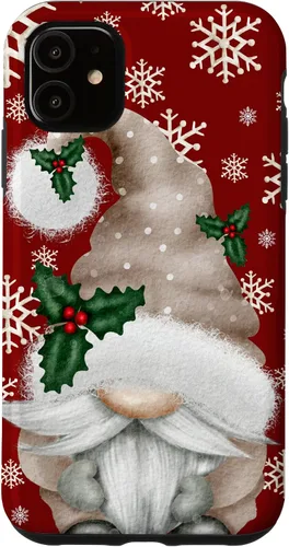Miniatura 8 de Aesthetic Snowflake Cute Winter Gnome for Christmas Grandma Case for iPhone 17