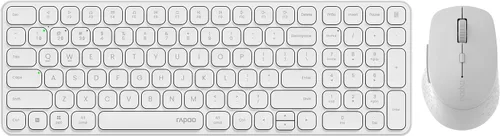 Miniatura 17 de Rapoo Combo de teclado y mouse inalámbricos, Blade Series E9310M de 99 teclas ultradelgado y mouse silencioso M300G, compatible con 4 dispositivos