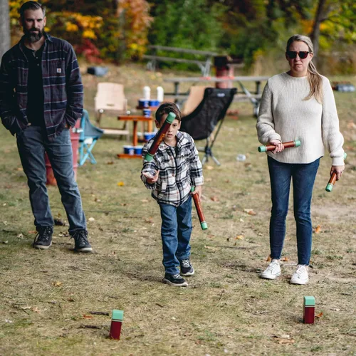 Miniatura 3 de Elakai Juegos al aire libre para adultos y familia, bolsa de transporte premium incluida Kubb gigante