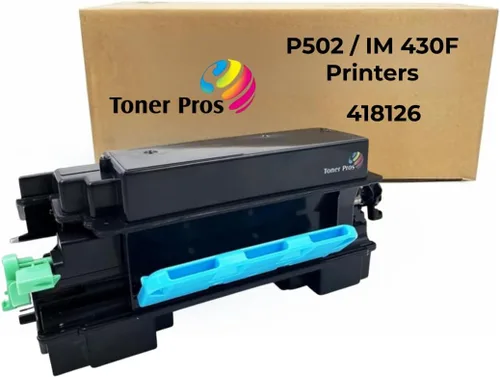 Toner Pros TM 418126 - Cartucho de tóner negro de alto rendimiento compatible con Ricoh P502 / IM 430F, 17,400 páginas, 1 paquete