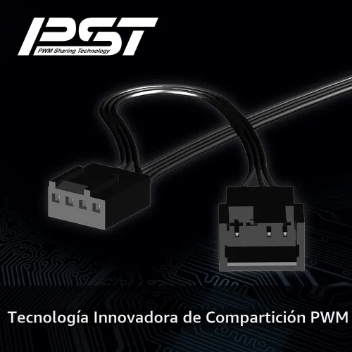 Miniatura 5 de ARCTIC P12 Slim PWM PST (paquete de 3) - Ventiladores de PC, ventilador de carcasa de 4.724 in con tecnología PWM Sharing (PST), optimizado