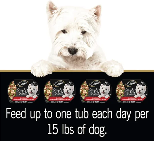 Miniatura 6 de Cesar, comida húmeda para perros de fabricación simple, 37 g. Empaque de 10 unidades.
