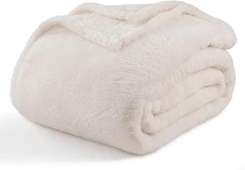 Miniatura 18 de Manta Berkshire Classic Extra-Fluffy™ Manta de felpa extra suave tamaño King, manta de pelo largo suave y esponjosa para sofá cama, verde salvia