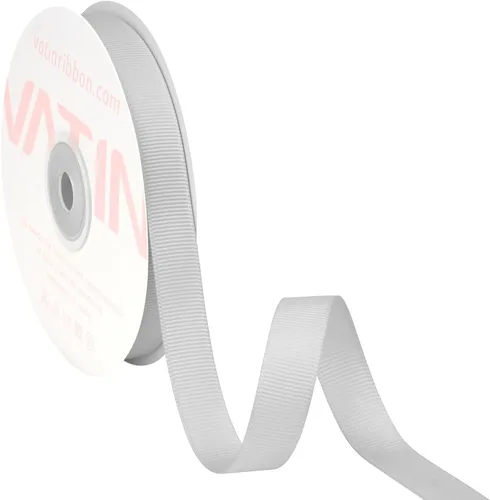 Miniatura 12 de Vatin - Rollo de cinta de grogrén, rollos de 25-50 yardas, perfecto para decoración de bodas, coronas, baby showers, envolturas de paquete de regalo