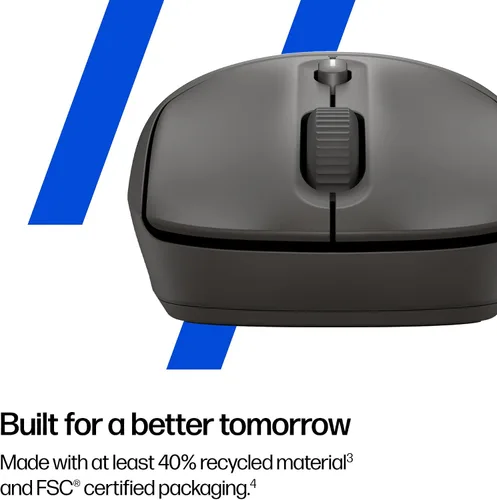 Miniatura 8 de HP Ratón inalámbrico silencioso 400, Bluetooth dual y 2.4 GHz, silicona suave, clics silenciosos, rueda Microsoft, batería de 24 meses, 6000 DPI