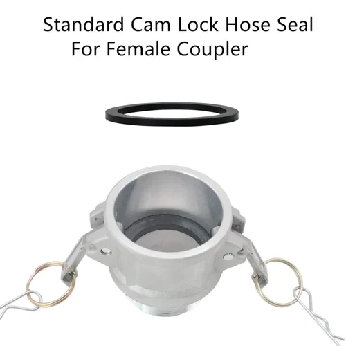 Miniatura 3 de Junta Camlock de 0.5 pulgadas, sello de manguera de bloqueo de leva para acoplador hembra, arandela de goma de repuesto para ranura de leva