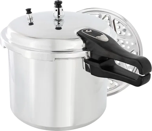 Miniatura 2 de MegaChef Olla a presión de inducción y estufa de 9.5 cuartos de galón con vaporizador