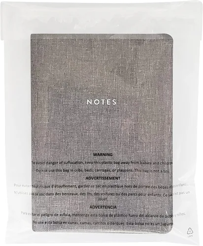 Miniatura 4 de Bolsas de polietileno transparente autosellantes de 6 x 9 pulgadas (500 unidades) con adhesivo permanente de advertencia de asfixia, cumple
