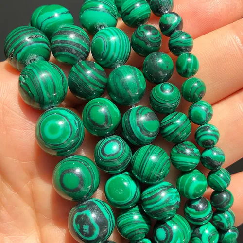 Miniatura 36 de Cuentas de Apatita 10mm 35 Piezas de Piedra para Hacer Joyería, Cuentas Grandes, Pulseras, Keychaian, Cuentas Sueltas Redondas Lisas, Cuentas