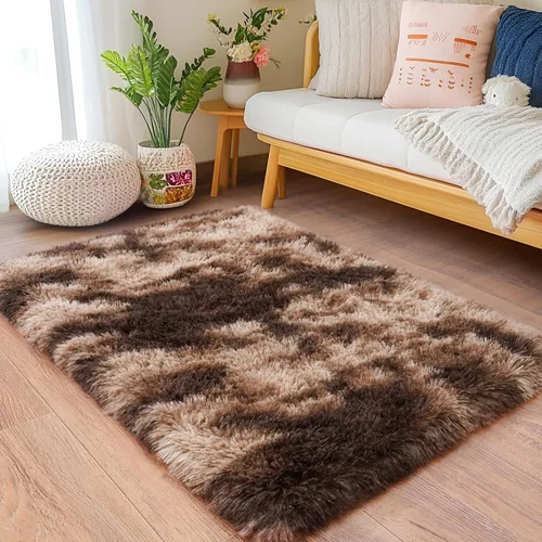 Miniatura 116 de Alfombras de Pasillo para Dormitorio 2x6 pies Alfombras de Pasillo para Pasillos Antideslizantes Suaves de Pelo Largo Alfombra de Cabecera, Alfombra