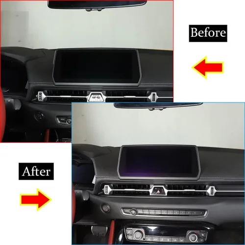Miniatura 5 de Protector de pantalla GPS para Toyota Supra GR A90 A91 MK5 2019-2026, pantalla táctil central, película protectora de vidrio templado antiarañazos