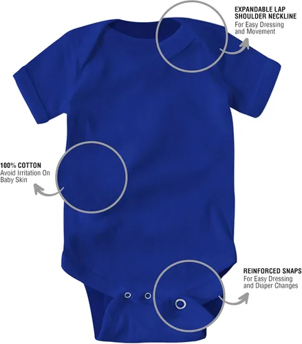 Miniatura 4 de TEEAMORE Body personalizado para bebé, añade tu texto para bebé niña y niño