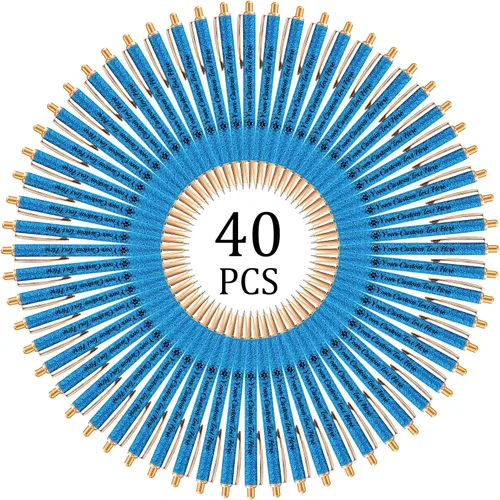 Miniatura 87 de Hasta 100 bolígrafos personalizados con nombre a granel, bolígrafo con purpurina de impresión personalizada, grabado gratis, texto con logotipo