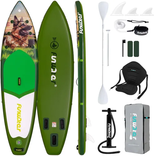 Miniatura 10 de FunWater Tabla de remo inflable ultraligera con accesorios de SUP para adultos y jóvenes de todos los niveles de habilidad