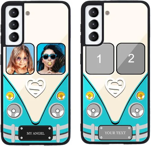 Miniatura 77 de Funda de teléfono personalizada para Samsung Galaxy S22+ / S22 Plus 5G, funda de TPU suave de vidrio templado antiarañazos personalizada con foto