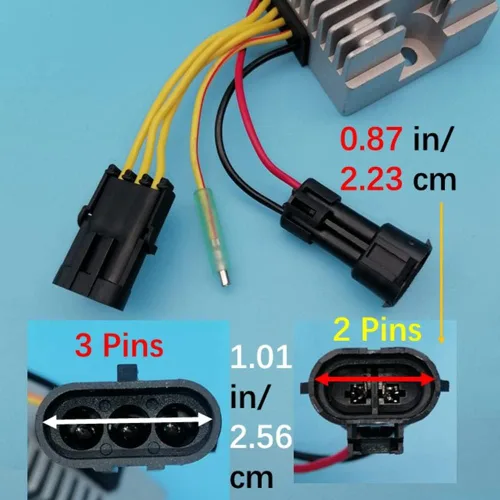 Miniatura 7 de Regulador de Voltaje Rectificador para Polaris 4012192 Ranger Hawkeye Sportsman 400 Scrambler 500 Trail Blazer Boss 330 Side by Side Touring HO 4X4