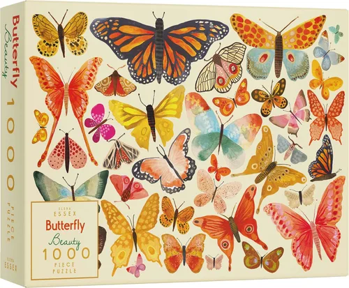 Rompecabezas Elena Essex - Belleza de Mariposa | Rompecabezas de 1000 Piezas para Adultos | Rompecabezas de Jigsaw | Mariposas Coloridas, Naturaleza