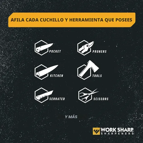 Miniatura 5 de Work Sharp MK2 - Afilador eléctrico profesional de cuchillos y herramientas, herramienta ajustable y sistema de afilado de cuchillos