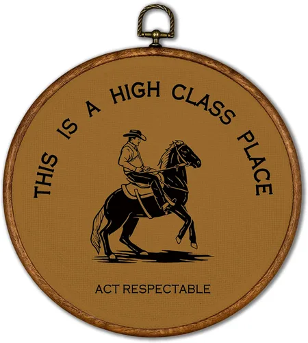 Miniatura 42 de KSDUT Arte de Pared Occidental de Vaquero Ágata Verde - Arte de Pared Preppy Moderno del Suroeste en Lienzo con Marco Colgante, Arte de Pared