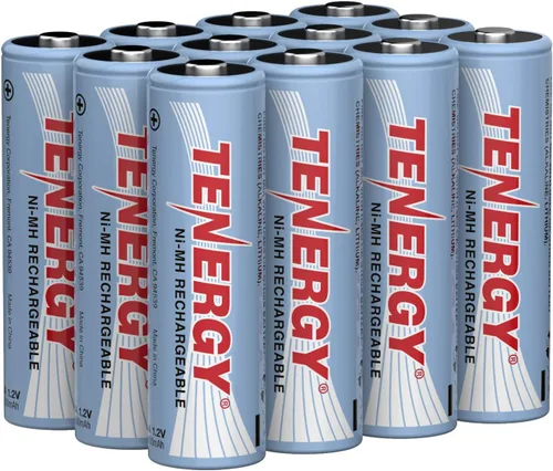 Miniatura 9 de Tenergy AA 2600 mAh Baterías Recargables NiMH de alta capacidad 24 Pack