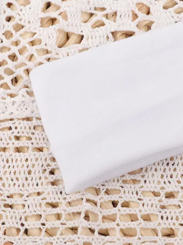 Miniatura 7 de DRESHOW Paquete de 8 diademas para mujer, diademas anudadas de yoga, accesorios elásticos cruzados para el cabello, envoltura deportiva
