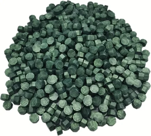 Miniatura 6 de 600 cuentas de cera de sellado para sello de cera, perfectas para sellado de regalos, sellado de cartas, proyectos de manualidades, sellado de Verde