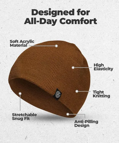 Miniatura 4 de Gorro original Gorro de punto suave Cálido y duradero