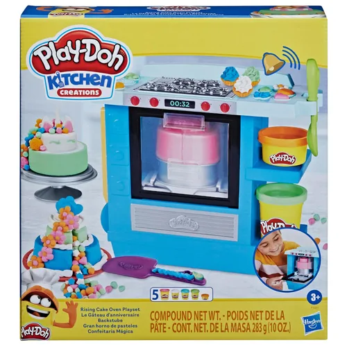 Miniatura 6 de Play-Doh Kitchen Creations Rising Cake Oven Bakery Playset para niños de 3 años en adelante con 5 colores compuestos de modelado, no tóxico