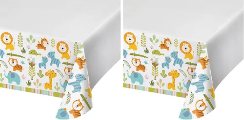 Miniatura 5 de Creative Converting Mantel de mesa, 54" x 102", blanco