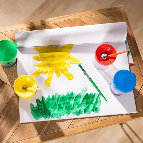 Miniatura 10 de Pad de papel para pintura con los dedos Melissa & Doug (12 x 18 pulgadas), 50 hojas, 2 packs