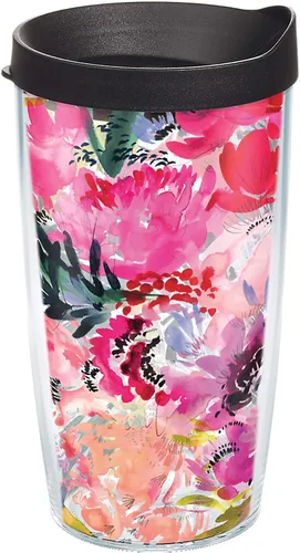 Miniatura 26 de Tervis Kelly Ventura - Colección Floral hecha en Estados Unidos Vaso aislado de doble pared para viajes mantiene las bebidas frías y calientes, 24