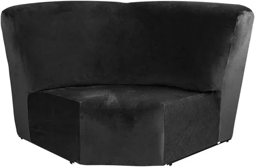 Miniatura 13 de Funda de terciopelo para sofá esquinero, 1 pieza adicional para asiento esquinero, protector para sofá reclinable en forma de L, decoración