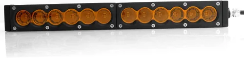 Miniatura 6 de AngelMa - Barra de luz LED de 13 pulgadas, haz de punto ámbar de una sola fila, 9000 lm, lámpara súper brillante para camioneta SUV, ATV, UTV
