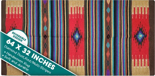 Miniatura 21 de Onyx Flecha Tapete de área estilo suroeste Decoración, Algodón plastificado