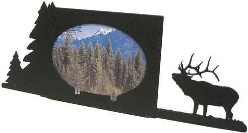 Miniatura 7 de Innovative Fabricators, Inc. Marco de fotos Wildlife, fabricado en Estados Unidos, osos y pinos, paisaje de 3.5 x 5 pulgadas