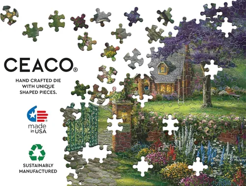 Miniatura 5 de Ceaco - Thomas Kinkade - Inspiraciones - Cabaña de colibrí - Rompecabezas de 300 piezas