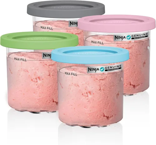 Miniatura 6 de Ninja® CREAMi® Pintas originales paquete de 2 unidades, compatibles con máquinas de helados CREAMi® serie NC299AMZ y NC300s, sin BPA y aptas