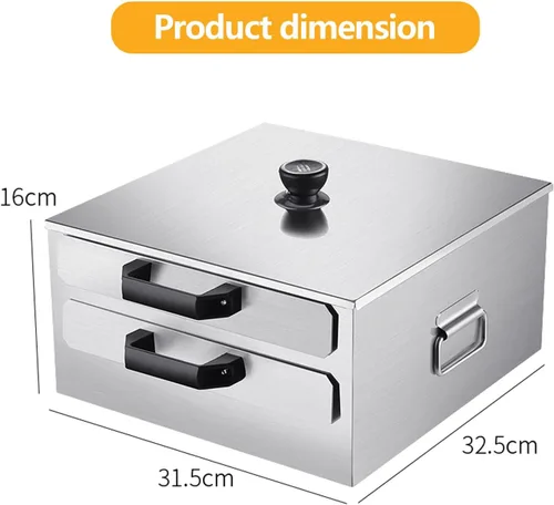 Miniatura 7 de AIZYR Máquina de rollos de fideos de arroz, vaporizador de rollo de arroz chino de 2 capas, vaporizador al vapor 304 al vapor horno inoxidable
