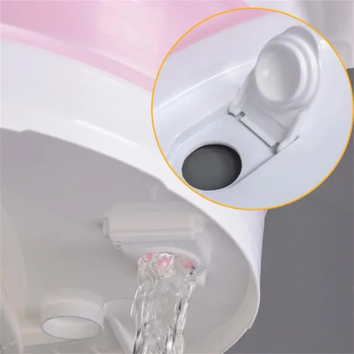 Miniatura 7 de Lavabo plegable para lavar a mano, bañera antideslizante con tabla de lavado integrada para lavar a mano lavandería hogar (verde)