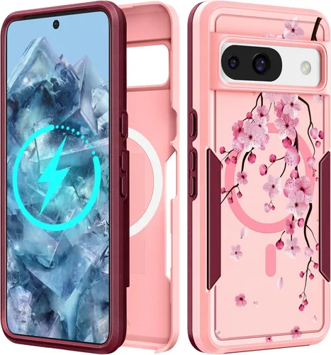 Miniatura 42 de Funda para Moto G 5G 2024 – Compatible con MagSafe para mujeres y niñas, bonita funda protectora magnética para teléfono, diseño femenino Kawaii